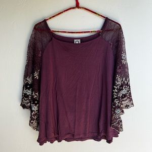 Purple Anthropology blouse